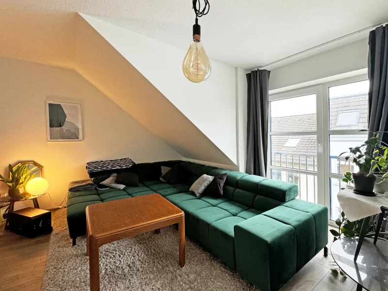 Wohnzimmer - Wohnung kaufen in Bochum - Modernes Ein-Zimmer-Apartmentin Weitmar