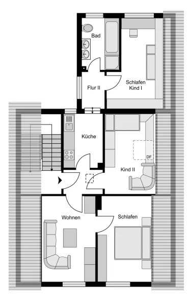 Grundriss Dachgeschoss