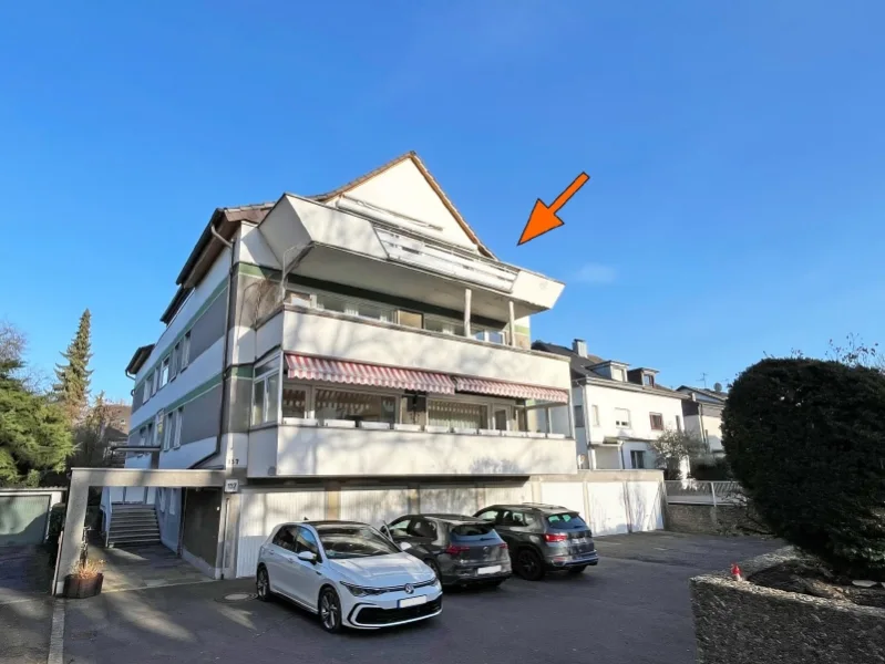 Außenansicht - Wohnung kaufen in Bonn - 3-Zimmer-Eigentumswohnung mit Balkon und Garage in Bonn-Lannesdorf
