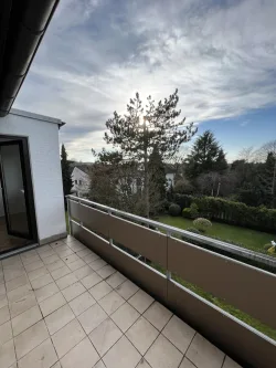 Blick v. Balkon - Wohnung mieten in Bonn / Holzlar - Attraktive, moderne 2-Zimmerwohnung mit Sonnenbalkon in bevorzugter Wohnlage