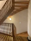 schöne geschwungene Treppe