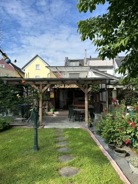 Überdachte Terrasse