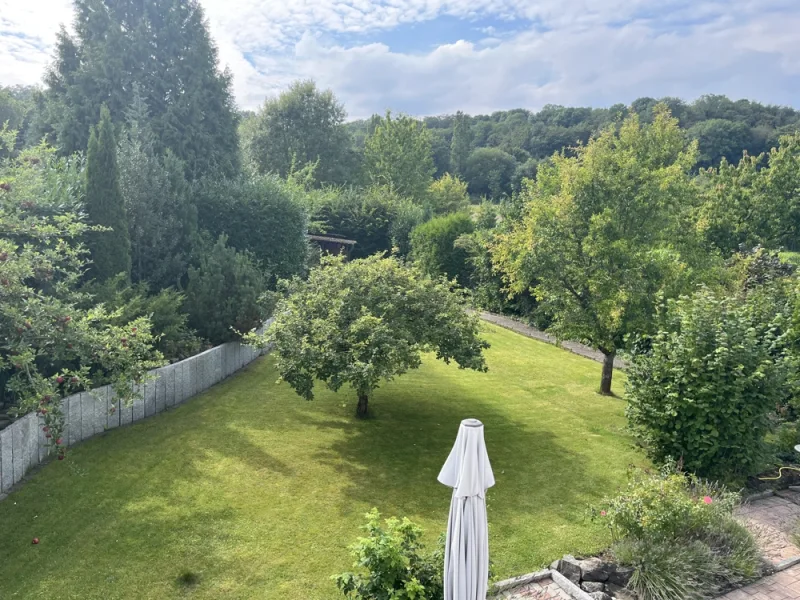 Ausblick Staffelgeschoss mit umlaufendem Balkon