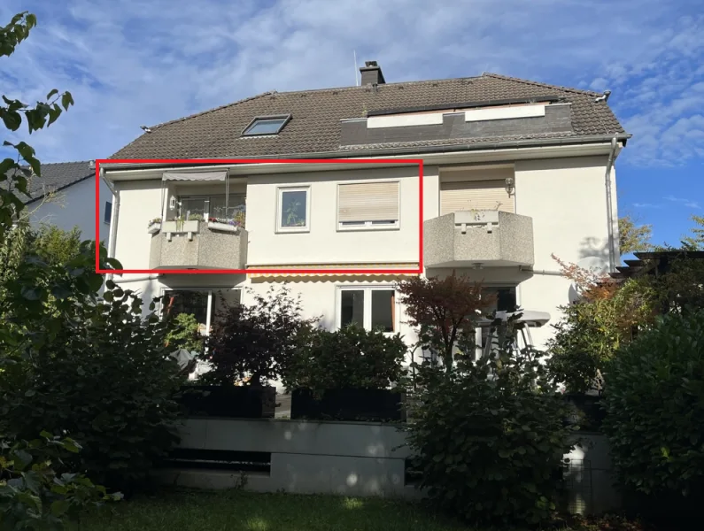 Sommerimpression - Wohnung kaufen in Bonn-Beuel - Bezugsfreie, moderne 3-Zimmerwohnung m. Sonnenbalkon in bester Wohnlage von Beuel ca. 250m zum Rhein