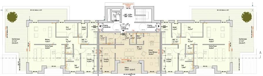 Grundriss Staffelgeschoss