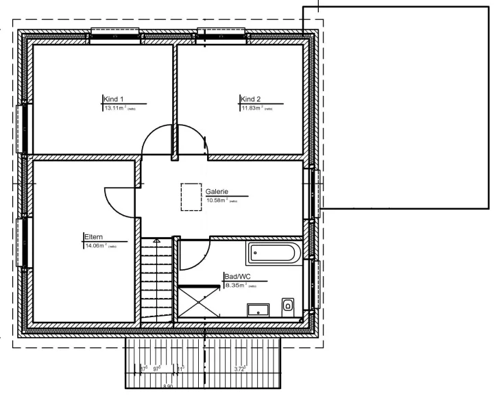 Grundriss Dachgeschoss