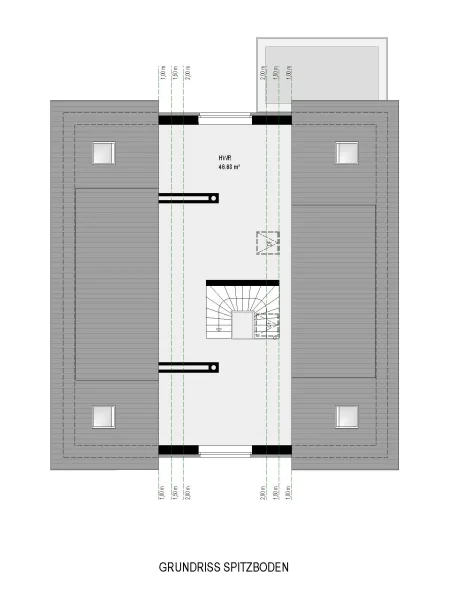 Grundriss Spitzboden