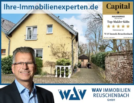 Ansicht - Haus kaufen in Wesseling - Berzdorf: Aussergewöhnliche Immobilie mit toller Ausstattung und schönem Garten