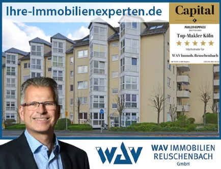 Ansicht - Wohnung kaufen in Brühl - Zentral gelegene 3-Zimmerwohnung mit Fernblick