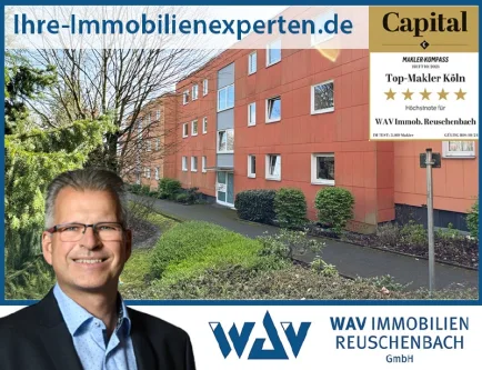 Ansicht - Wohnung kaufen in Brühl - Brühl-West: Bezugsfreie 2-Zimmerwohnung in gefragter Lage