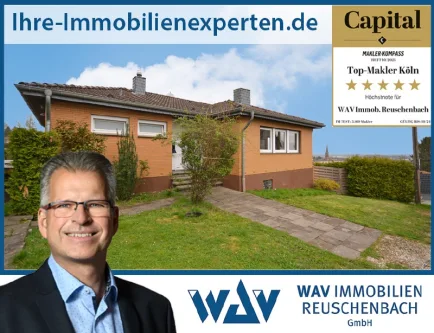 Ansicht - Haus kaufen in Bornheim - Freistehendes Einfamilienhaus mit toller Aussicht!