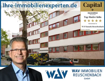 Ansicht - Wohnung kaufen in Köln - NIPPES: Sehr gut geschnittene Wohnung in zentraler Lage
