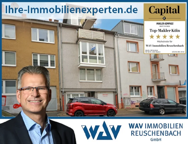 Ansicht - Wohnung kaufen in Köln - Vermietete 1-Zimmerwohnung mit Garage