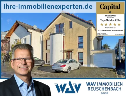 Ansicht - Wohnung kaufen in Wesseling - Schicke Maisonette-Wohnung in gepflegtem 3-Familienhaus