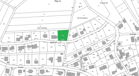 Lageplan - Grundstück kaufen in Niederstadtfeld - Zum Verkauf angeboten wird dieses vollerschlossene Baugrundstück (Baulücke) in ruhiger Lage