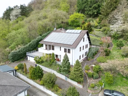 Ansicht - Haus kaufen in Rieden - Einfamilienwohnhaus mit großer Einliegerwohnung und Doppelgarage in Rieden