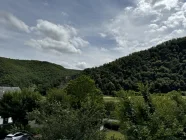 Blick vom Balkon Wohnhaus