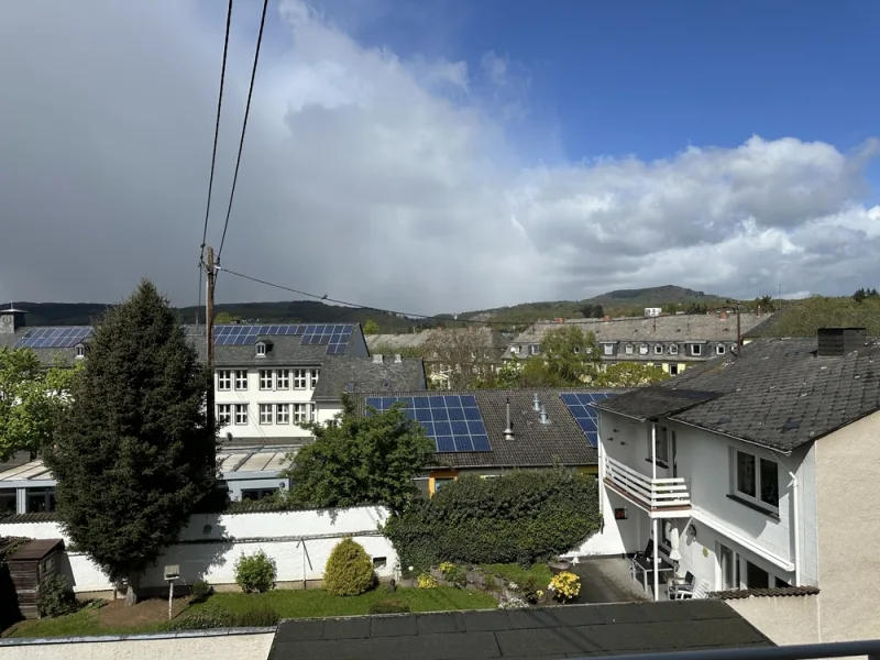 Ausblick vom Balkon