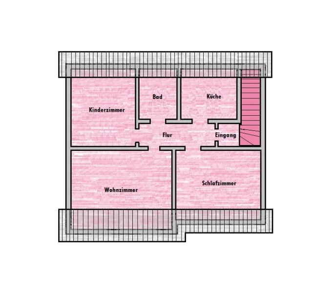 Grundriss Wohnung 3