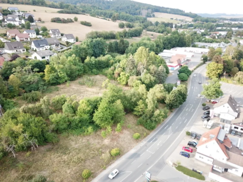Luftbild 1 - Grundstück kaufen in Balve - Interessante Grundstücke in sehr frequentierter Innenstadtlage von Balve im Sauerland zu verkaufen