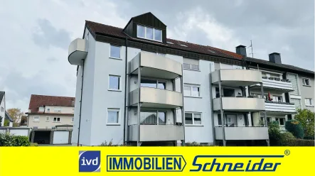 Frontansicht - Wohnung kaufen in Castrop-Rauxel - Gemütliche Dachgeschosswohnung mit Balkon