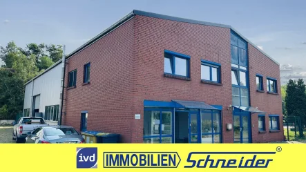 Außenansicht - Halle/Lager/Produktion kaufen in Dortmund - Ca. 300m² Hallen-/Produktionsfläche mit ca. 136m² Büro und ca. 120m² Werkswohnung zu verkaufen!