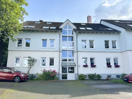 Vorderansicht  - Wohnung kaufen in Dortmund - SCHÖNE MAISONETTE-WOHNUNG MIT 2 BALKONEN IN GUTER LAGE VON DORTMUND-KLEY