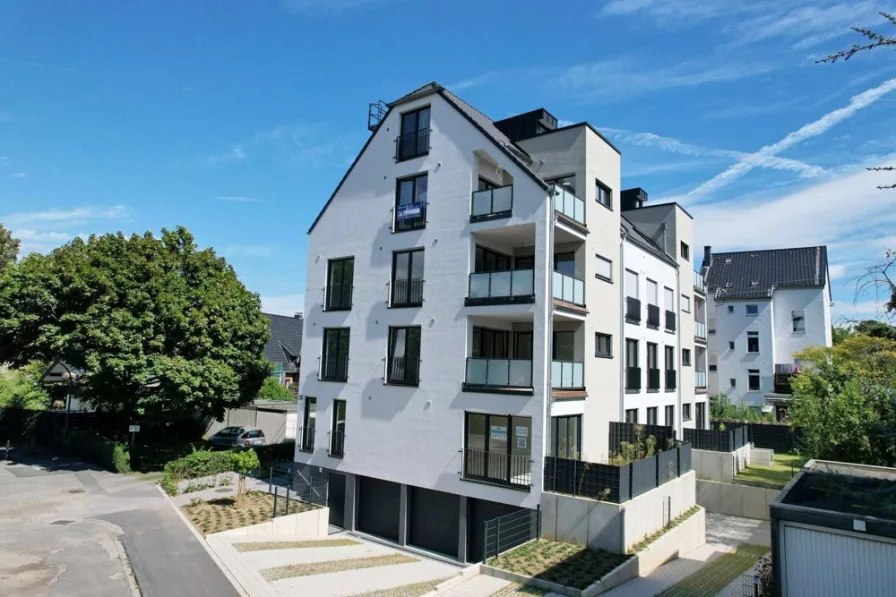 Straßenansicht     - Wohnung kaufen in Dortmund - 2-ZIMMER-NEUBAU-WOHNUNG MIT TERRASSE IM ZENTRUM VON DORTMUND-MENGEDE