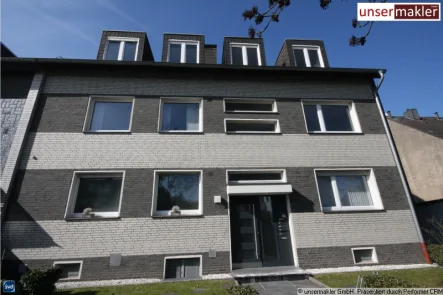 Hausansicht - Wohnung mieten in Duisburg - 2,5 Zimmerwohnung mit Balkon im Hochparterre