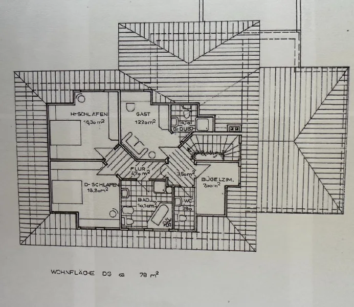 Grundriss Dachgeschoss