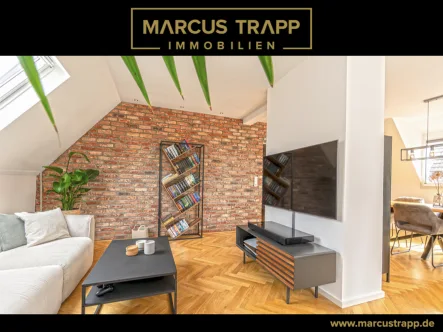Startbild_Logo_Marcus Trapp Immobilien_schwarz3.001 - Haus kaufen in Düsseldorf - Perfekt modernisiertes Einfamilienhaus - Traumgarten & TOP Ausstattung – Ihr Traumhaus wartet!