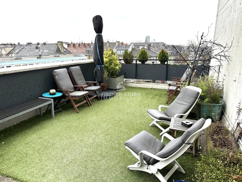 Dachterrasse - Wohnung mieten in Düsseldorf - Düsseldorf-Derendorf! 3-Zimmer-Maisonette-Terrassenwohnung!