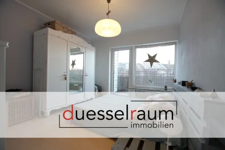 Titelbild - Wohnung kaufen in Düsseldorf / Unterbilk - Unterbilk: gut geschnittene 2-Zimmerwohnung mit zwei Badezimmern und zwei Balkonen in zentraler Lage