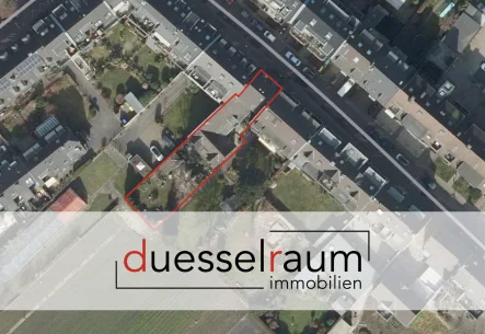 Titelbild - Grundstück kaufen in Düsseldorf / Volmerswerth - Volmerswerth: ca. 530 m² Grundstück mit großem Potenzial in Rheinnähe