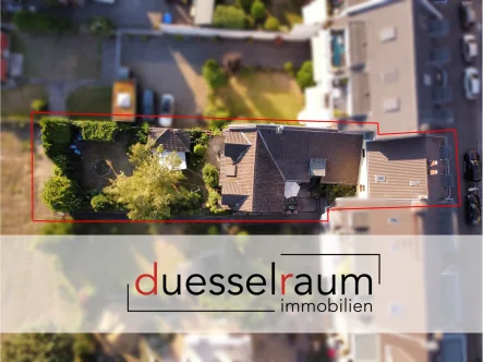 Titelbild - Grundstück kaufen in Düsseldorf / Volmerswerth - Volmerswerth: ca. 530 m² Grundstück mit großem Potenzial in Rheinnähe