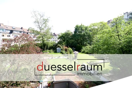 Titelbild - Wohnung kaufen in Düsseldorf - Zooviertel: in 2019 kernsanierter Altbau mit großem Ostbalkon und TG-Stellplatz!