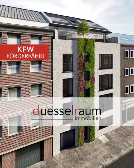Titelbild - Wohnung kaufen in Düsseldorf - Stadtmitte: Hochwertig kernsanierte 2-Zi. mit Balkonen im Herzen Düsseldorfs mit vielen Highlights!