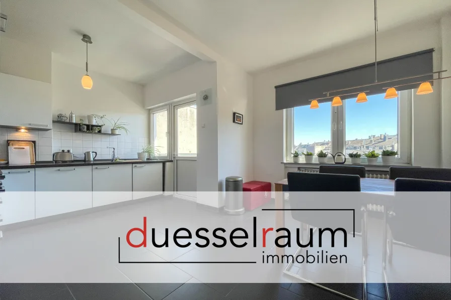 Titelbild - Wohnung kaufen in Düsseldorf / Friedrichstadt - Friedrichstadt: Zentral und ruhig passt nicht zusammen? Doch! in dieser 2-Zimmer-Wohnung schon.