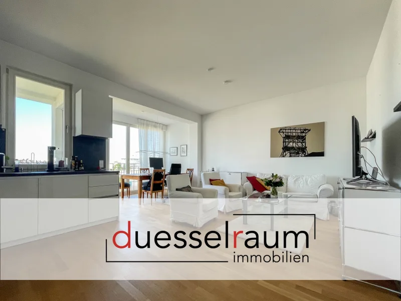 Titelbild - Wohnung mieten in Düsseldorf / Heerdt - Heinrich Heine Gärten: repräsentative 2 Zimmerwohnung mit Wintergarten
