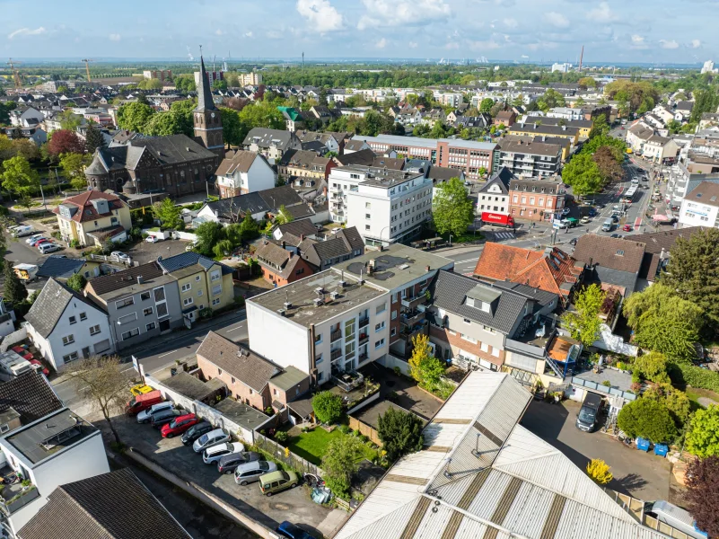 Drohnenaufnahme Rückansicht