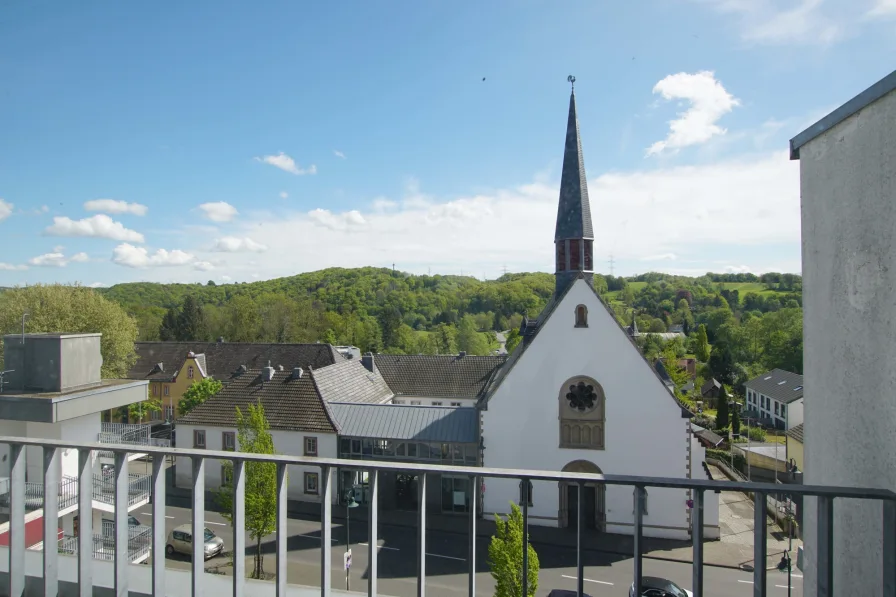 Ausblick Balkon