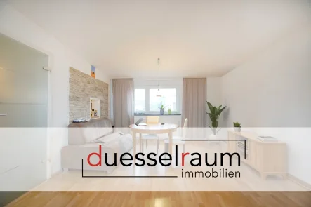 Titelbild - Wohnung kaufen in Düsseldorf / Holthausen - Holthausen: 3-Zimmer-Wohnung im 2-Familienhaus mit Gartengrundstück