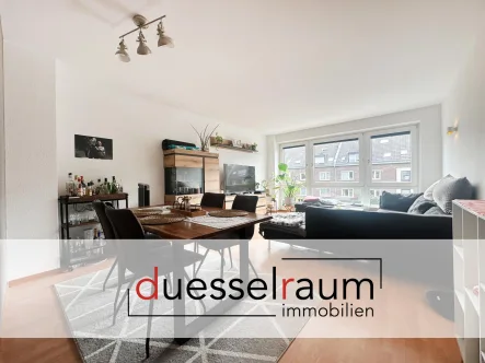 Titelbild - Wohnung kaufen in Düsseldorf - Bilk: Lichtdurchfluteter Wohn(t)raum mit Balkon, Bad en suite und viel Stauraum in beliebter Lage!