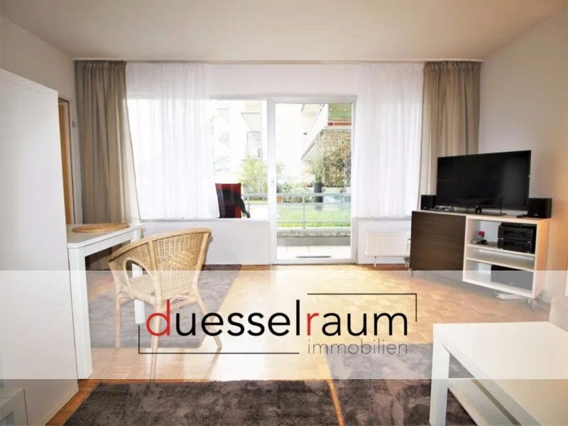 Titelbild - Wohnung mieten in Düsseldorf / Lichtenbroich - Lichtenbroich: elegantes, vollständig möbliertes Apartment mit Terrasse, Pool und Sauna