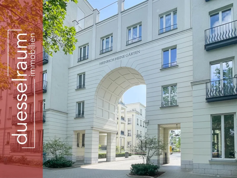 Titelbild - Wohnung mieten in Düsseldorf / Heerdt - Heinrich Heine Gärten: repräsentative 4 Zimmer-Penthouse-Wohnung mit 2 Terrassen