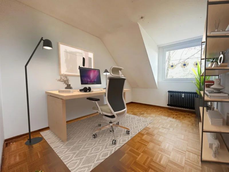 Arbeitszimmer UG (Visualisierung)