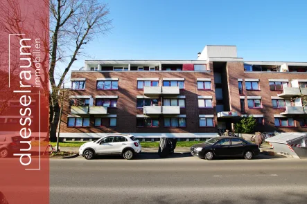 Außenansicht - Wohnung mieten in Düsseldorf - Grafenberg: helle 2-Zimmerwohnung mit Einbauküche, Südbalkon und TG-Stellplatz in begehrter Lage