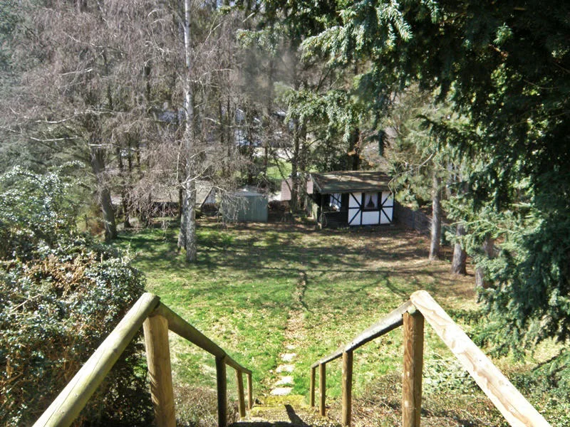 Treppe zum Garten