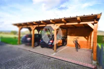 Carports mit Schuppen