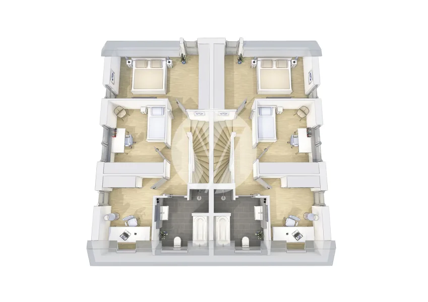 Dachgeschoss 3D